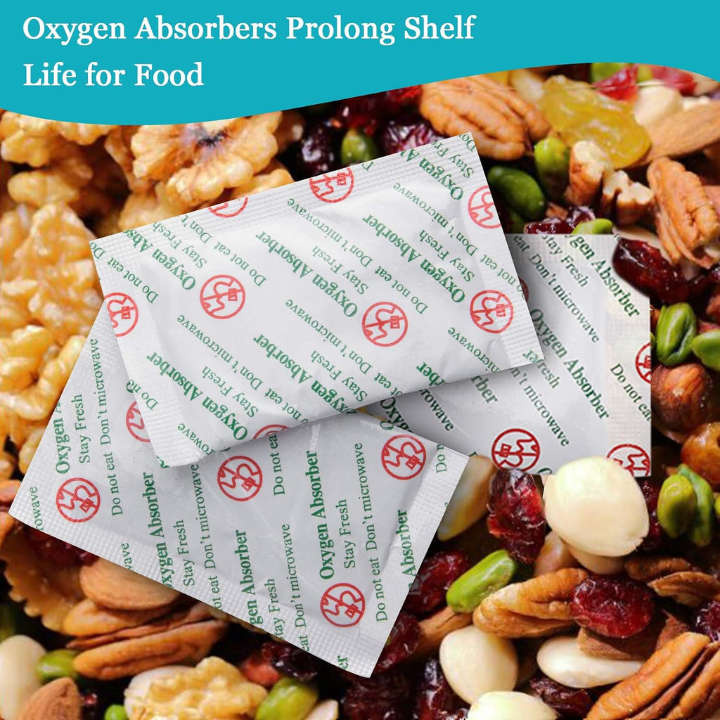 50CC(200Packets) Food Grade Oxygen Absorbers Packets Food Storage | Oxygen Absorbers For Food Storage,With Oxygen