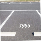2 Sets Reusable Pet Number Stencils Curb Stencil Kit with Interlocking Design for Address Painting Durable Thick
