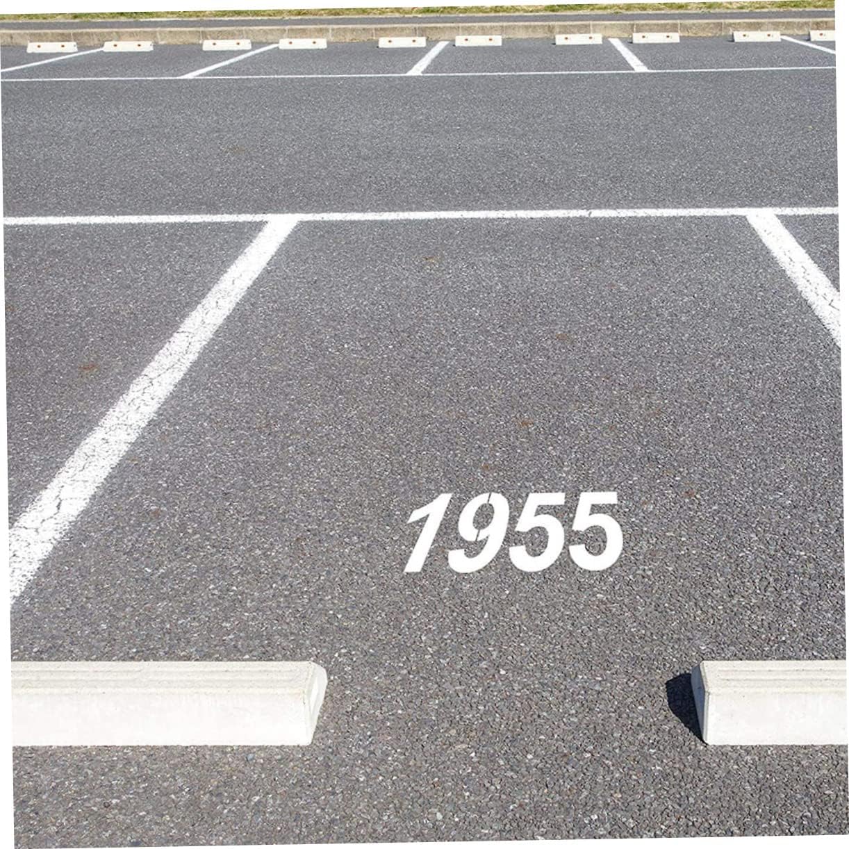 2 Sets Reusable Pet Number Stencils Curb Stencil Kit with Interlocking Design for Address Painting Durable Thick