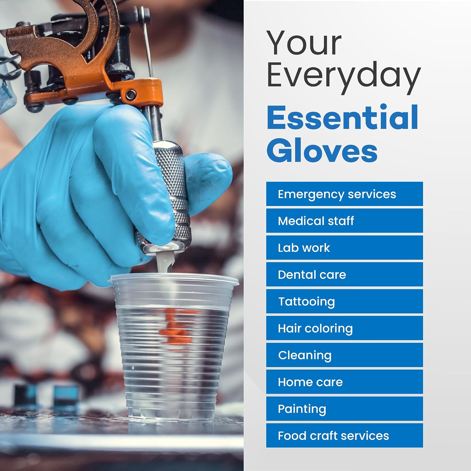 Nitrile Exam Gloves - Powder-Free, Latex-Free, Disposable Medical Gloves