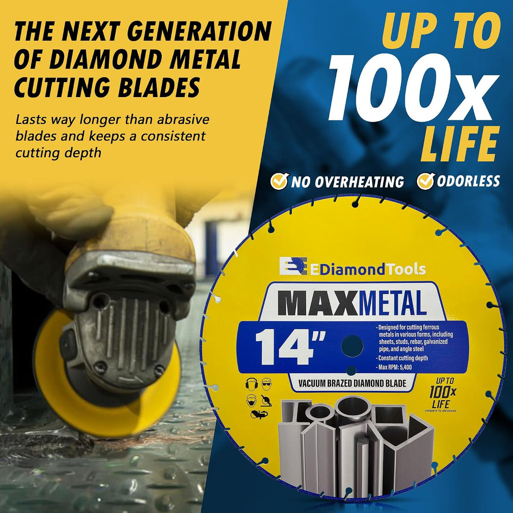 14" Diamond Saw Wheel for Metal Cutting, 1 PC