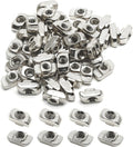 Sliding T Nuts, M8 Thread, 10mm T-Slot, 50 Pcs