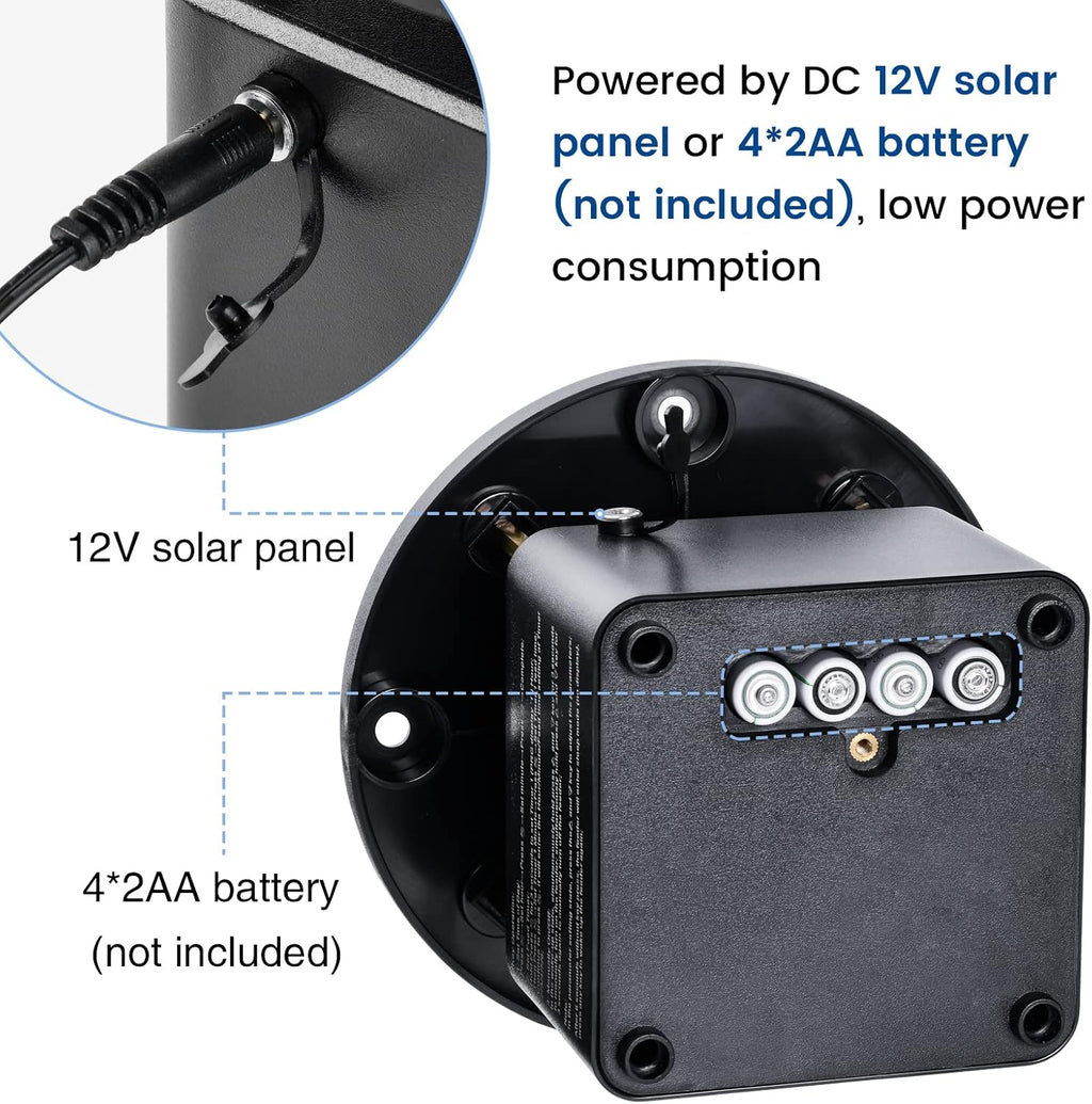 Deer Feeder Timer, All-in-One Deer Feeder Motor and Timer Kit with Programable Digital Timer, Metal Spin Plate