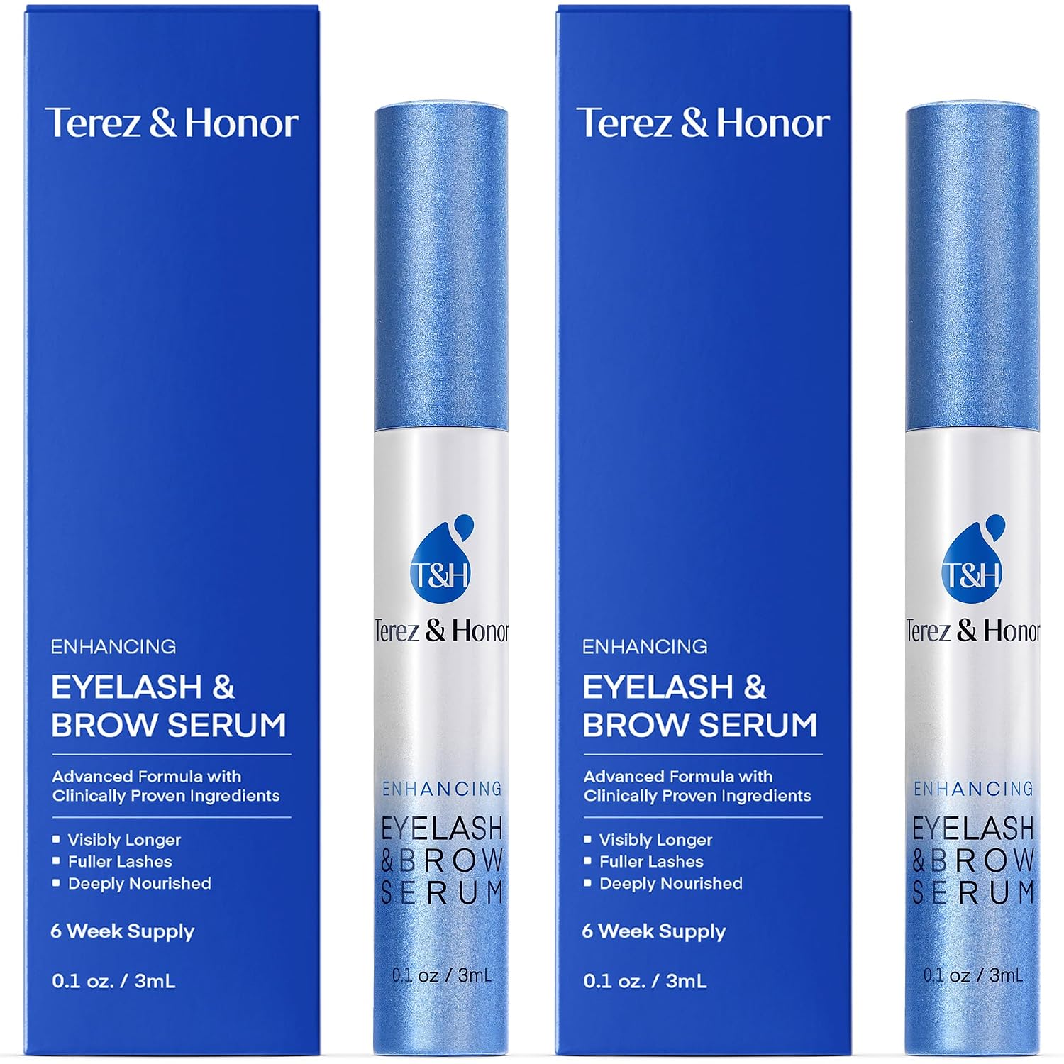 Advanced Enhancing Eyelash and Eyebrow Serum (Eyelash Serum - 2 Pack)