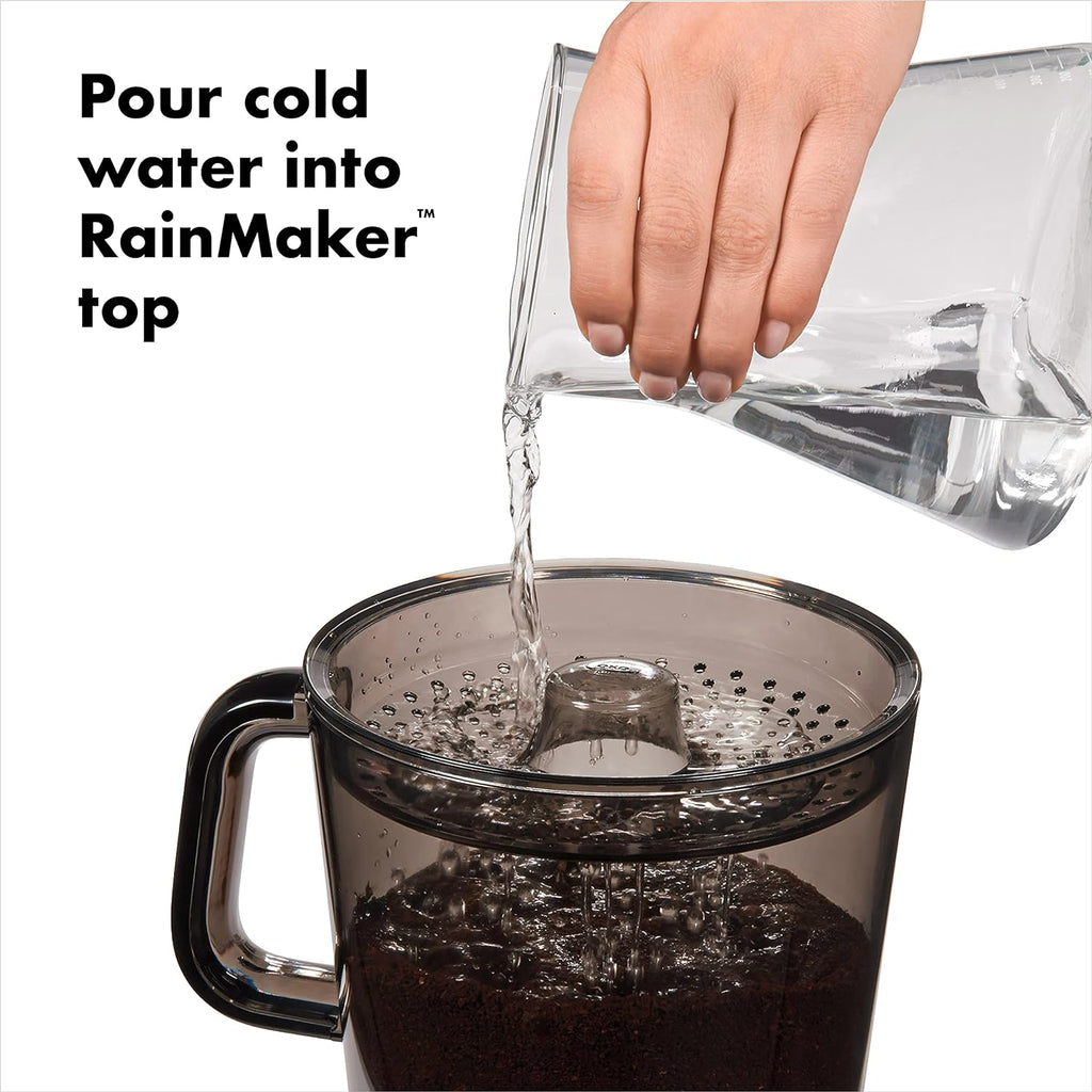 Good Grips Cold Brew Coffee Maker 32 oz, Iced Coffee Maker with Carafe, Brews Cold Brew Concentrate