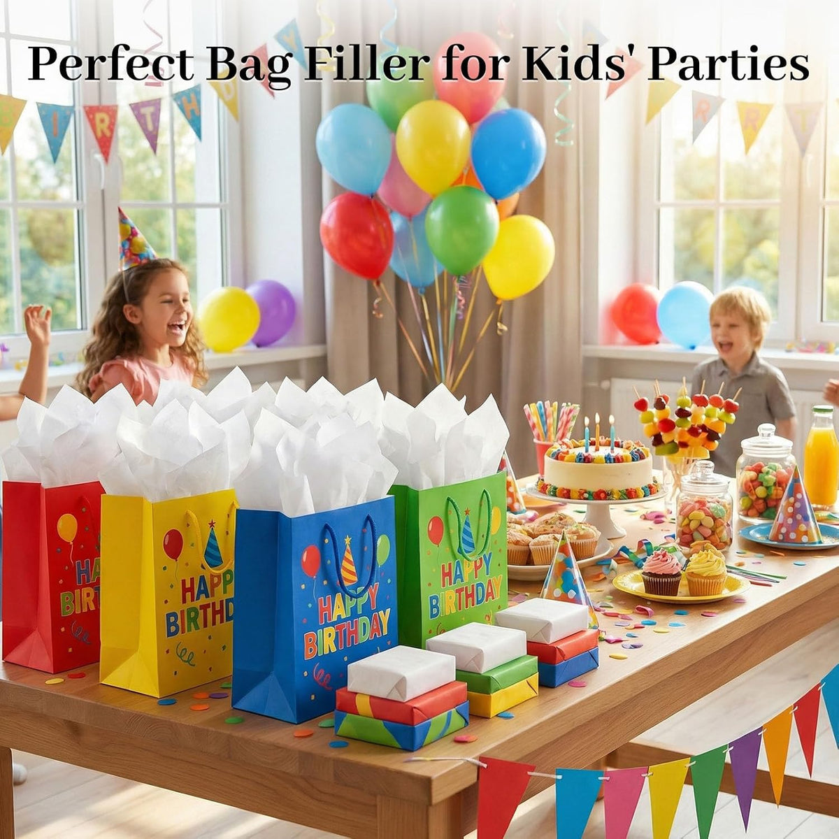 330 Sheets White Tissue Paper, 14 X 10 inches Tissue Paper Bulk