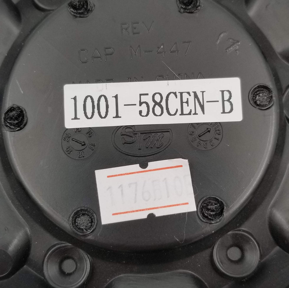 Fuel Matte Black Custom Wheel Center Cap ONE (1) M-447, 1001-58