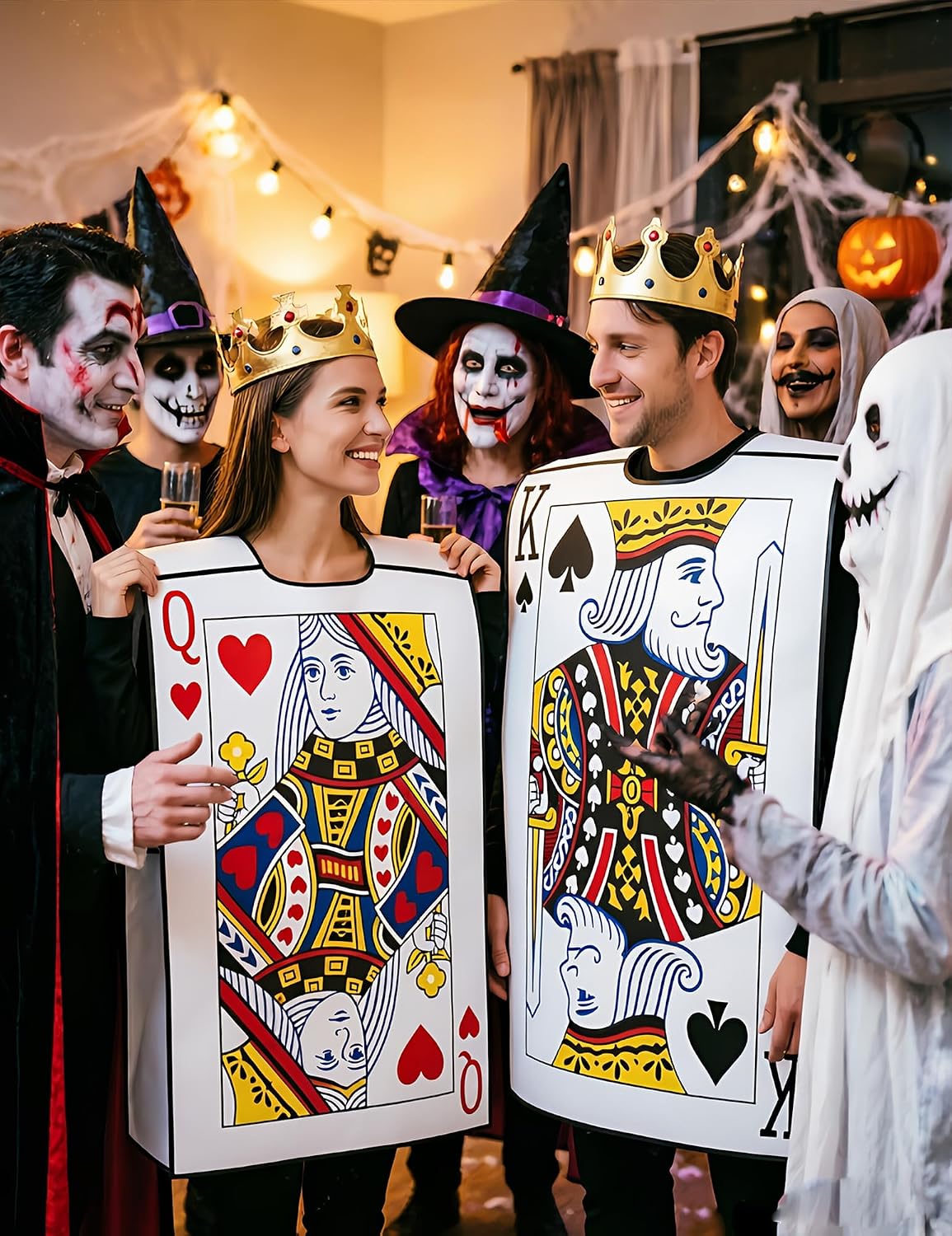Couples Halloween Costumes 2026 for Adults, Funny Couples Matching Costume