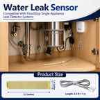 1 Pack Water Leak Sensor Compatible with FloodStop Leak Detector