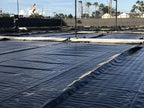 Poly Sheeting Heavy Duty 6 Mil Roll Black (20' x 100') for Construction, Landscape Ground Cover, Weed Barrier
