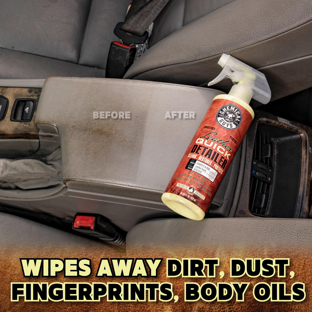 Leather Quick Detailer, Cleaner & Conditioner Spray, 32 oz