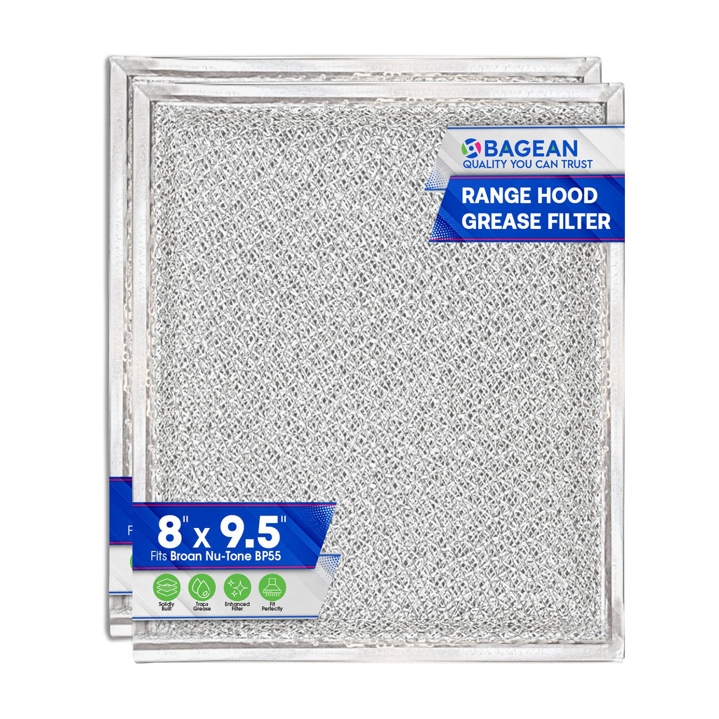 Stove Vent Filter 8x9.5" BP55 Fits Nutone & Broan Range Hood Filter