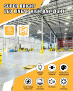 LED Linear High Bay Light 210W/168W/126W/84W&4000K/5000K Adjustable