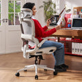 B100 Office Chair, Ergonomic Office Chair Without Footrest, Computer Chair with Wide Headrest & Adaptive Lumbar