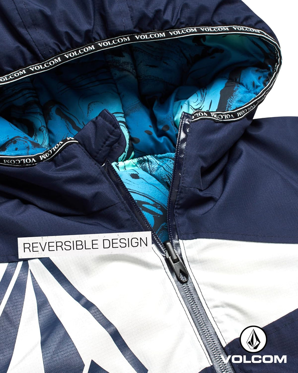 Boys Reversible Breathable Hooded Winter Puffer Jacket (4-20) | Two Looks in One, Flips from a Bold Pattern to a