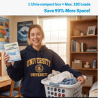 Laundry Detergent Sheets, 90 Count 180 Loads, Fresh Linen