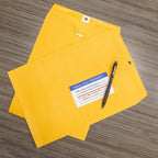 9 x 12 in Manila Clasp Envelopes, 4 Ct