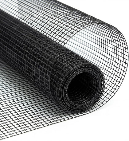 7.5ft*100ft Deer Fence Netting, Heavy Duty HDPE Mesh Animal Barrier, Black