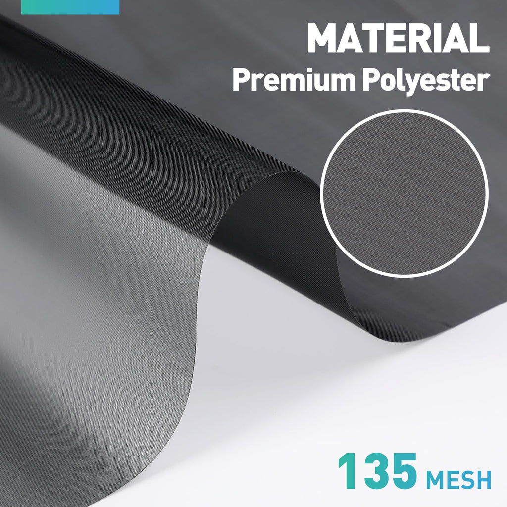 Window Screen Mesh,135Mesh Dust and Pollen Filtration Screen Roll