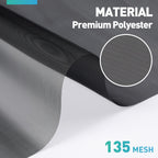 Window Screen Mesh,135Mesh Dust and Pollen Filtration Screen Roll