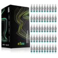 Aquamarine Knight Disposable Tattoo Cartridge Needles Tattoo Cartridges Assorted 50pcs Sizes of Round Magnum