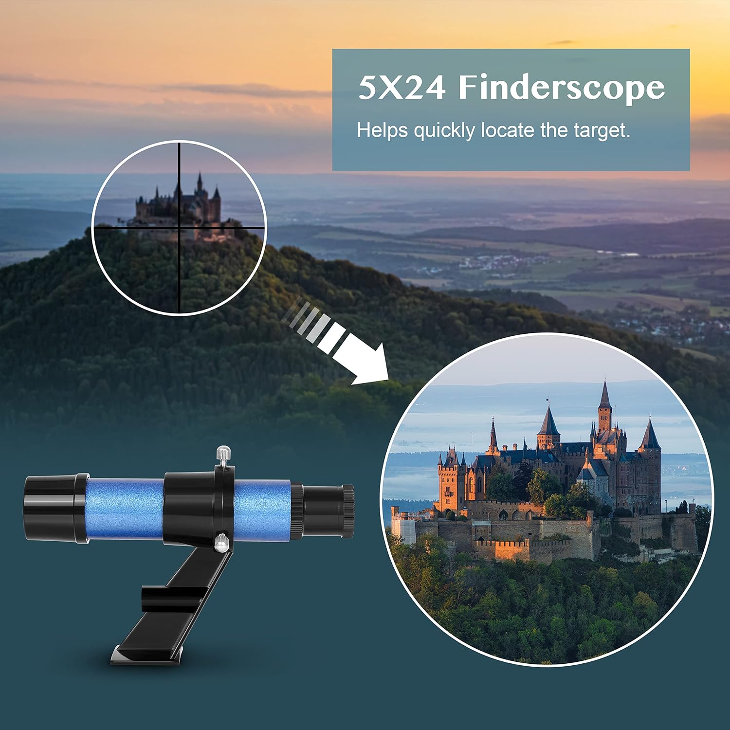 40070 Astronomy Telescopes for Beginners and Adults with K10 and K25 Eyepieces 70mm Travel Telescope Adjustable
