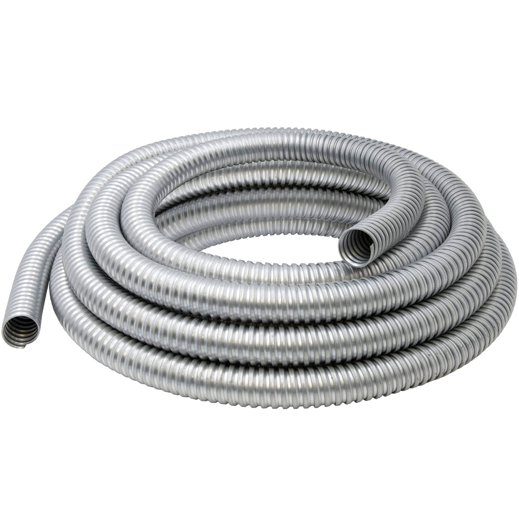 Maxxima 1 in. x 25 ft. Galvanized Steel Flexible Conduit