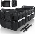 Trunk Organizer for SUV – Car Storage Box with Reflective Strips, Collapsible Car Organizer with Large Capacity