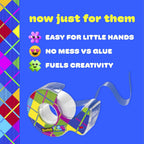 Kids Tape Dispenser, Invisible, 2 Tape Rolls with Dispensers