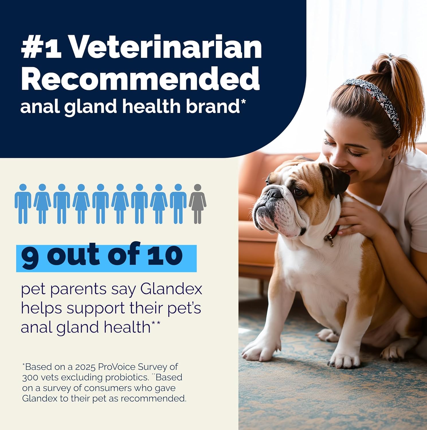 Glandex Anal Gland Soft Chew Treats with Pumpkin for Dogs Digestive Enzymes, Probiotics Fiber Supplement for Dogs