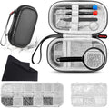 Eyeglass Repair Kit with Screws, Mini Glasses Repair Kit, Eye Glass Repairing Kit with Eyeglass Screws, Silicone Nose