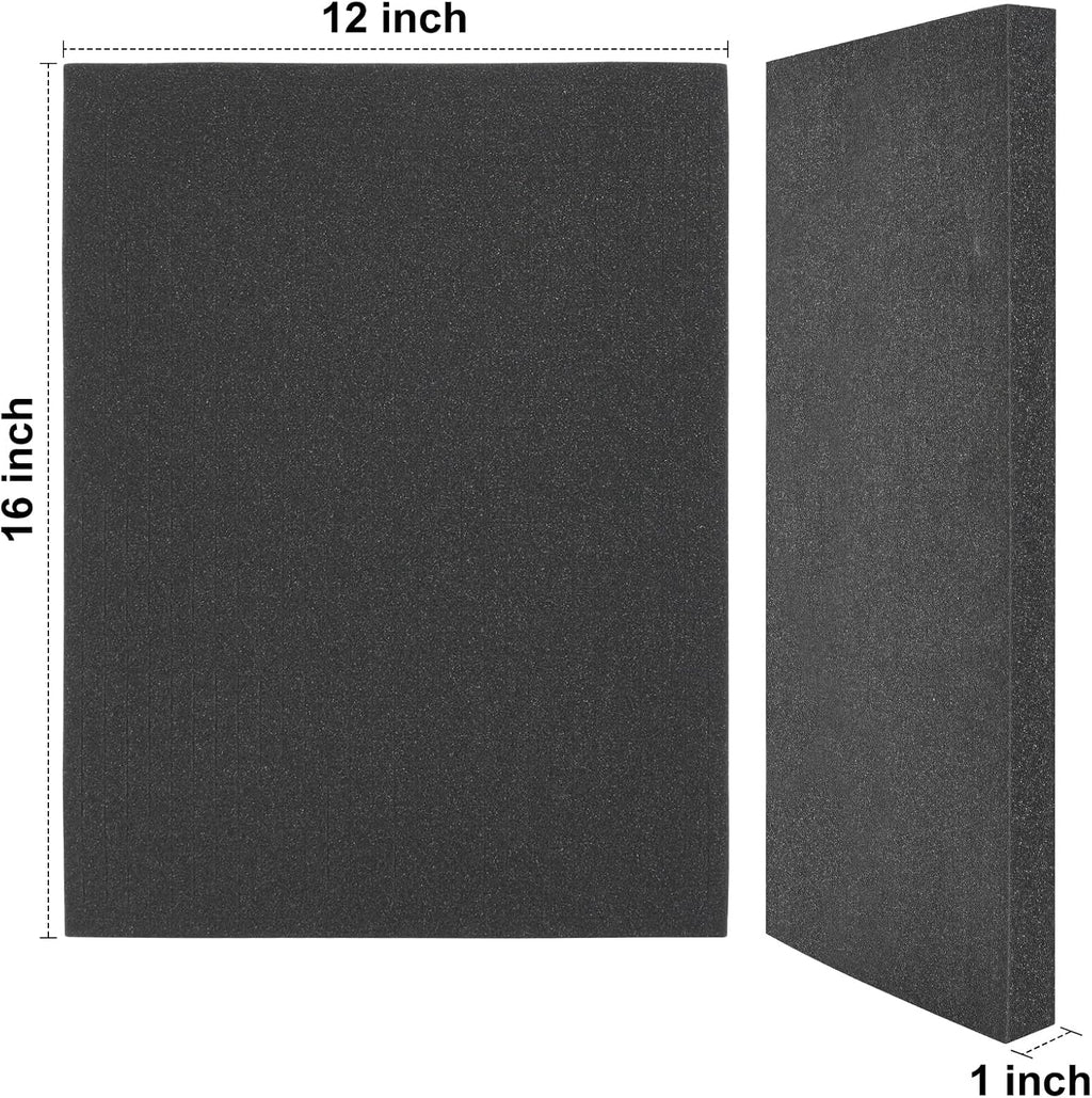 Pick and Pluck Polyurethane Foam Insert 16 × 12 × 1 Inch Thick, 2 Pack