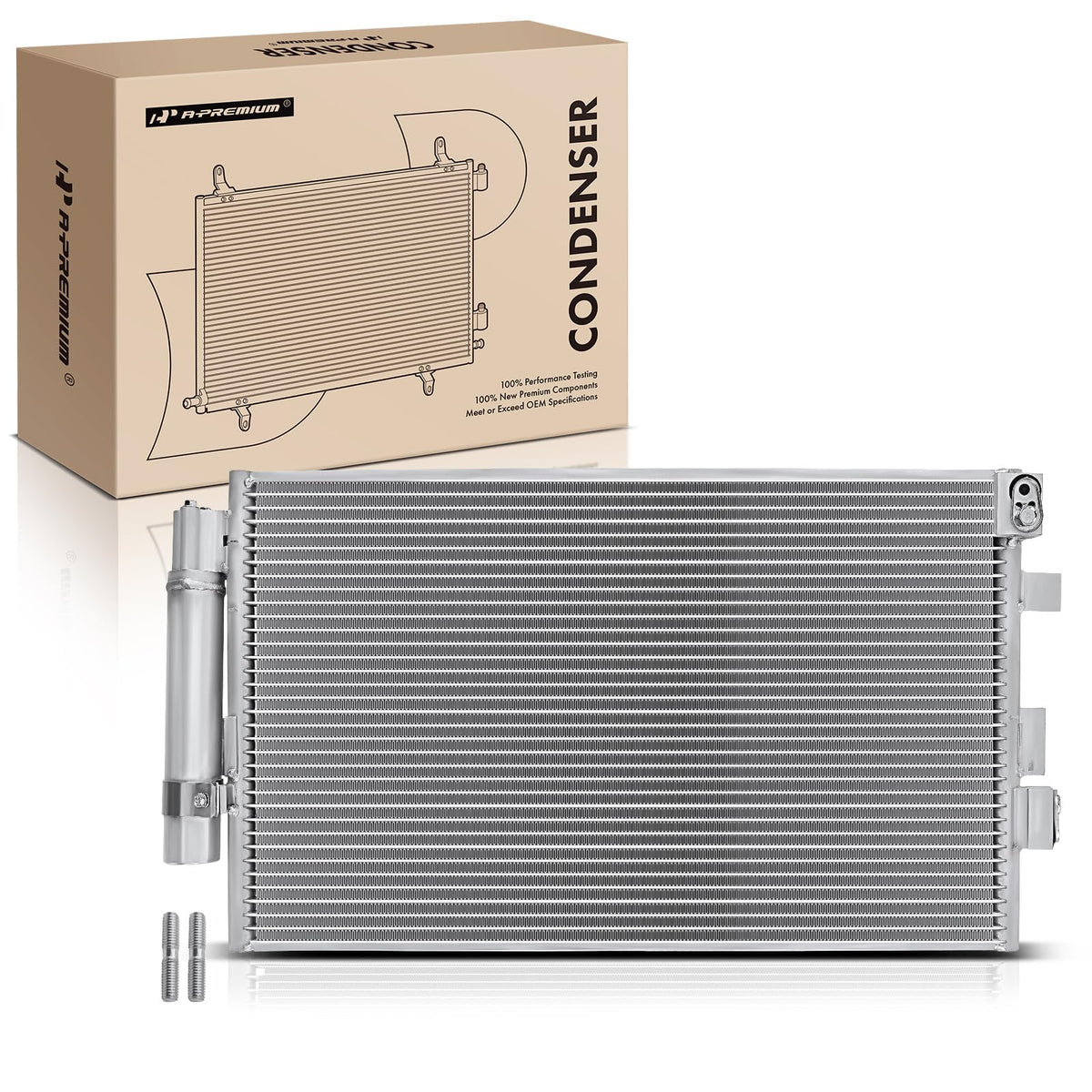 A-Premium Air Conditioning Condenser Compatible with Ford