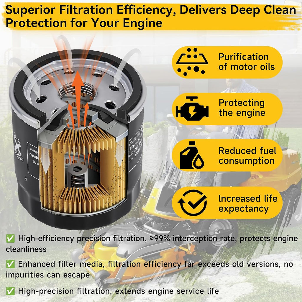 ANWTOTU 49065-0724 Oil Filter 49065-7010 AM107423 for kawasaki(2)