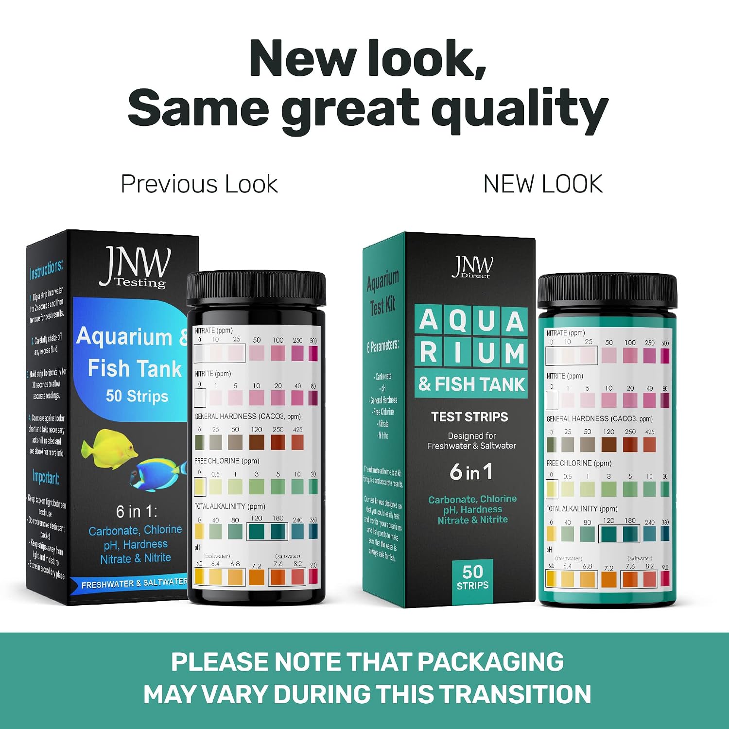Aquarium Test Strips - 9-in-1 Aquarium Test Kit with eBook - Aquarium Water Test Kit with Quick and Accurate Fish