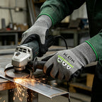 ANSI A6 Cut Resistant Work Gloves for Men Women, Nitrile Coated