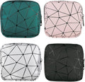 Sanitary Napkin Storage Bags 4 Pcs Menstrual Cup Pouches Nursing Pad Holder Tampon Bags Portable Period Kit Bag