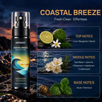 Men's Body Spray Set, 3 Pack Men's Cologne Spray, Alcohol-Free, 100 ml Each