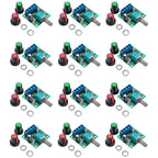 hiBCTR 12-Pack 1803BK PWM Motor Speed Controller, 2A, Adjustable