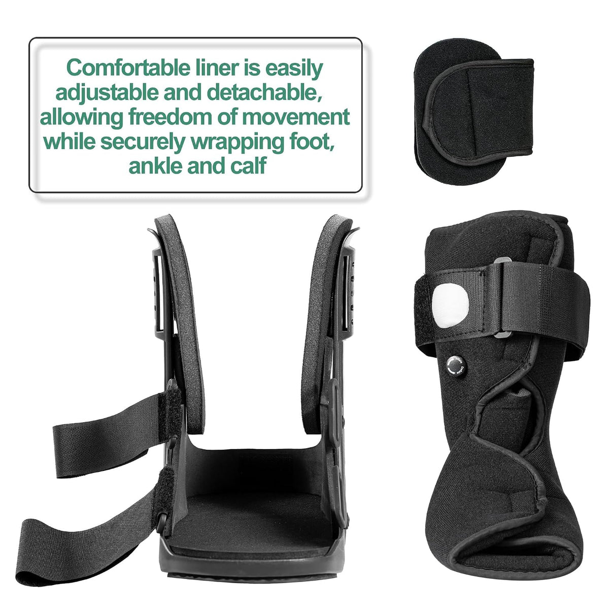 Walking Boot for Broken & Injured Foot, Sprained Ankle, Fracture, M