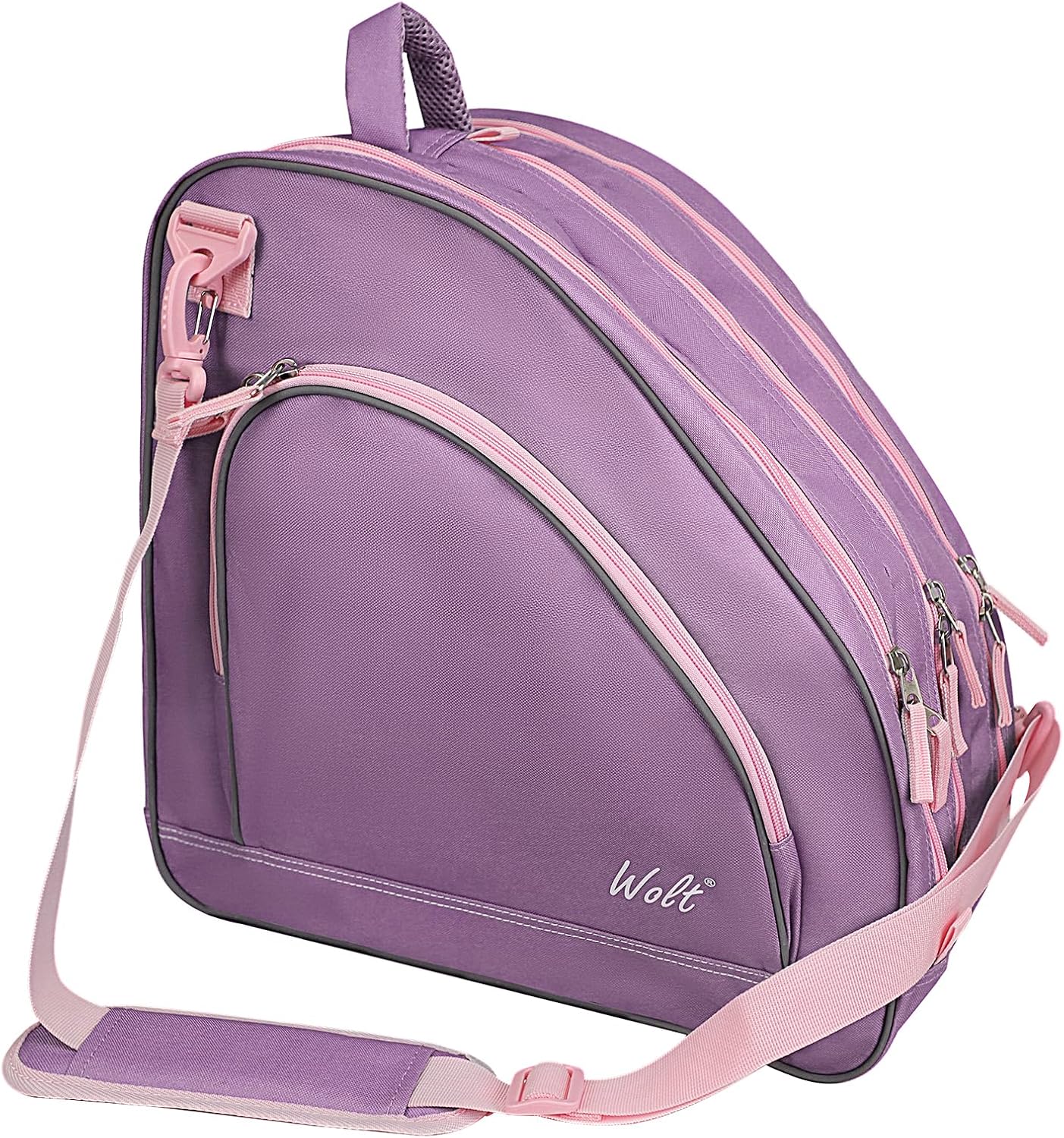Ice Skate Bag - Roller Skate Bag, Inline Skate Bag with Adjustable Shoulder Strap for Both Youth and Adults.