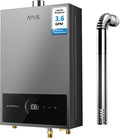 Tankless Water Heater Propane Gas, Up to 3.6 GPM, Indoor Hot Water Heater, 80,000 BTU on Demand Instant Hot Water