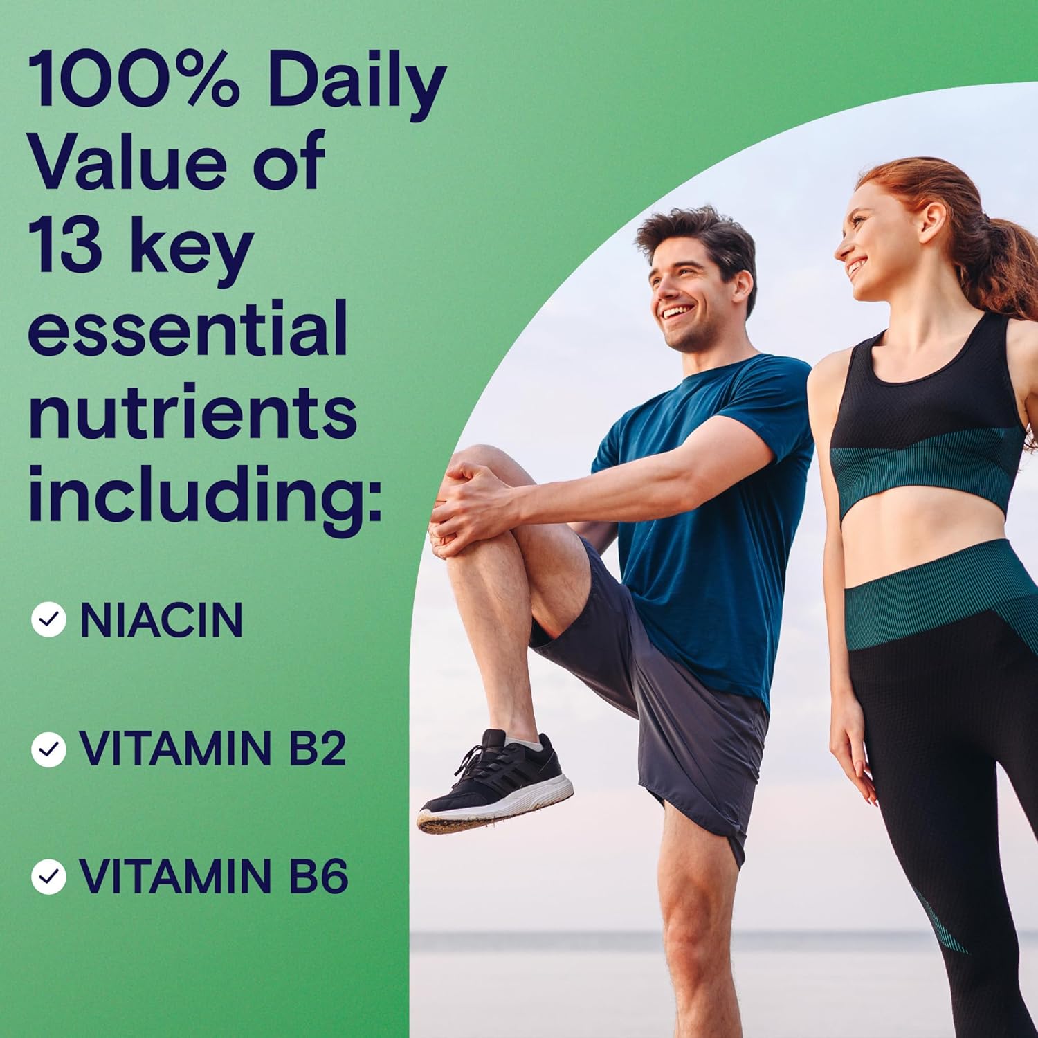 Energy Daily Essentials Multivitamin, Energy Supplement to Support Mental Alertness and Immune Health with Vitamins A