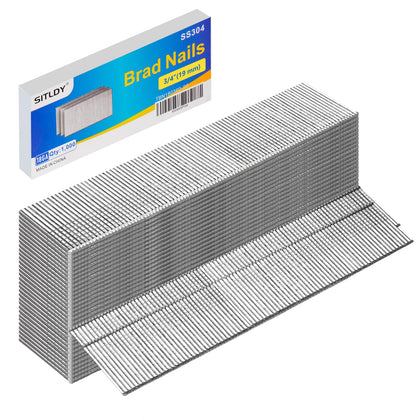 18 Gauge 304 Stainless Steel Brad Nails 3/4-Inch 1000-Pack