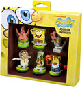 Officially Licensed Spongebob 6 Piece Mini Aquarium Ornament Set – Great for Saltwater and Freshwater Tanks