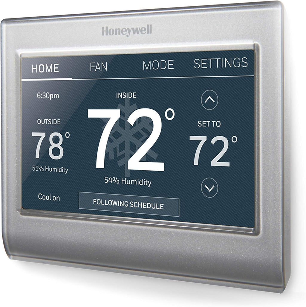 RTH9585WF Wi-Fi Smart Color Thermostat, 7 Day Programmable, Touch Screen, Energy Star, Alexa Ready, C-Wire Required