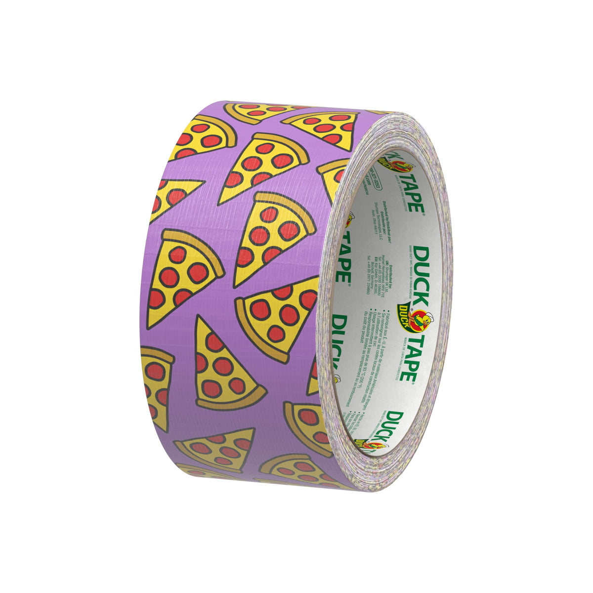 Tape Brand Printed Duct Tape, 1.88 in x 10 Yds, Pizza Project Pack