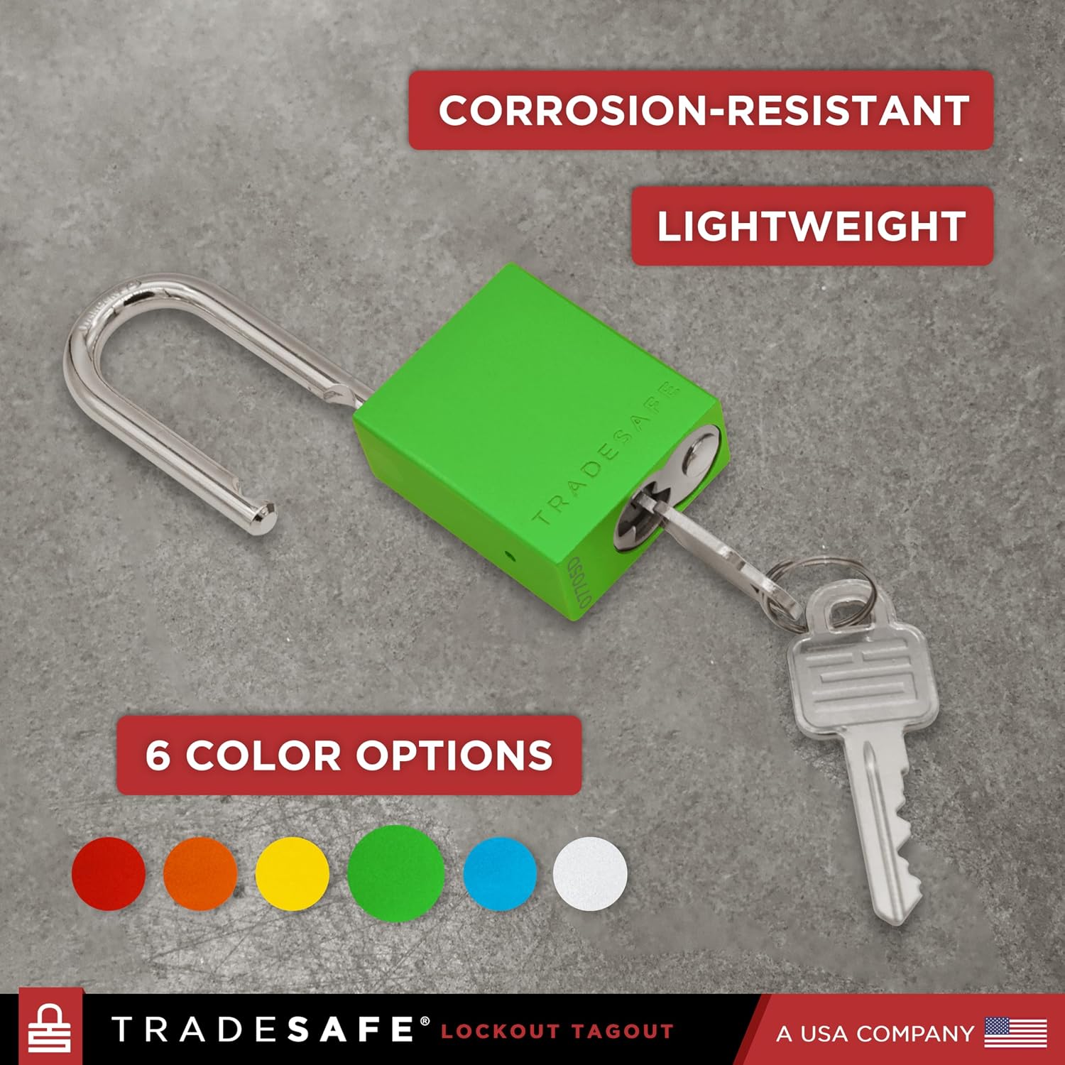 Lockout Tagout Locks Set - 10 Green Aluminum Loto Locks, Lock Out Tag Out Padlocks Keyed Alike, 2 Keys Per Lockout