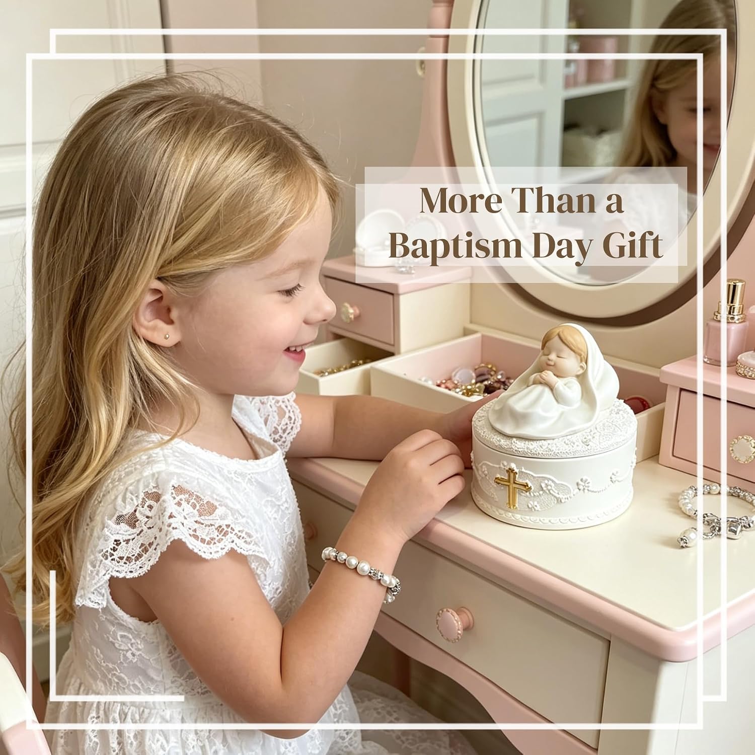 Baptism Gifts for Girl, Meaningful Gift for Baptism Celebrations