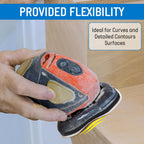 5 Pack 12 Hole Mouse Sander Interface Pad Compatible with Black Decker